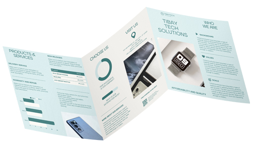 Research results and training materials in the form of a brochure