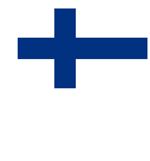 The Finnish flag and the statement ''Made in Finland''.